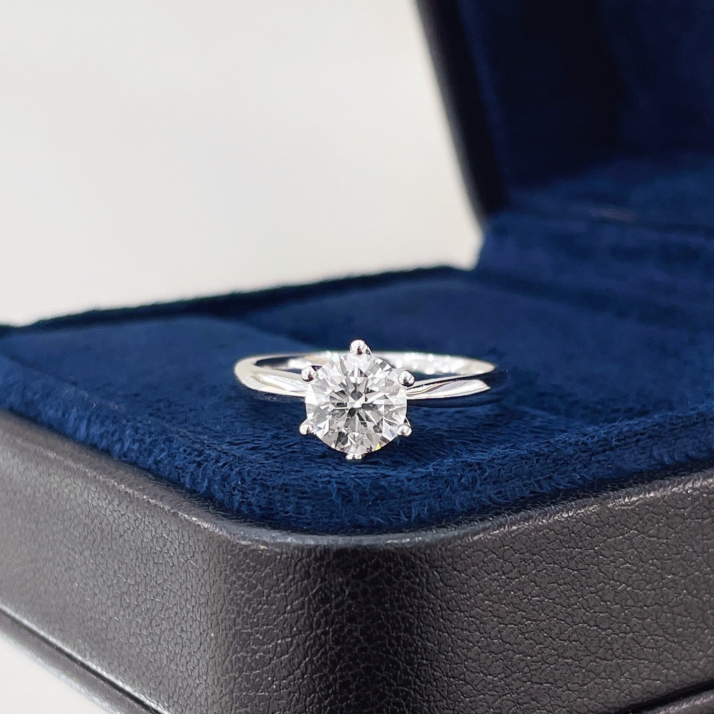 Classic Six-Prong Solitaire Ring — Timeless Modern Elegance